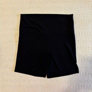 All in Motion black biker shorts